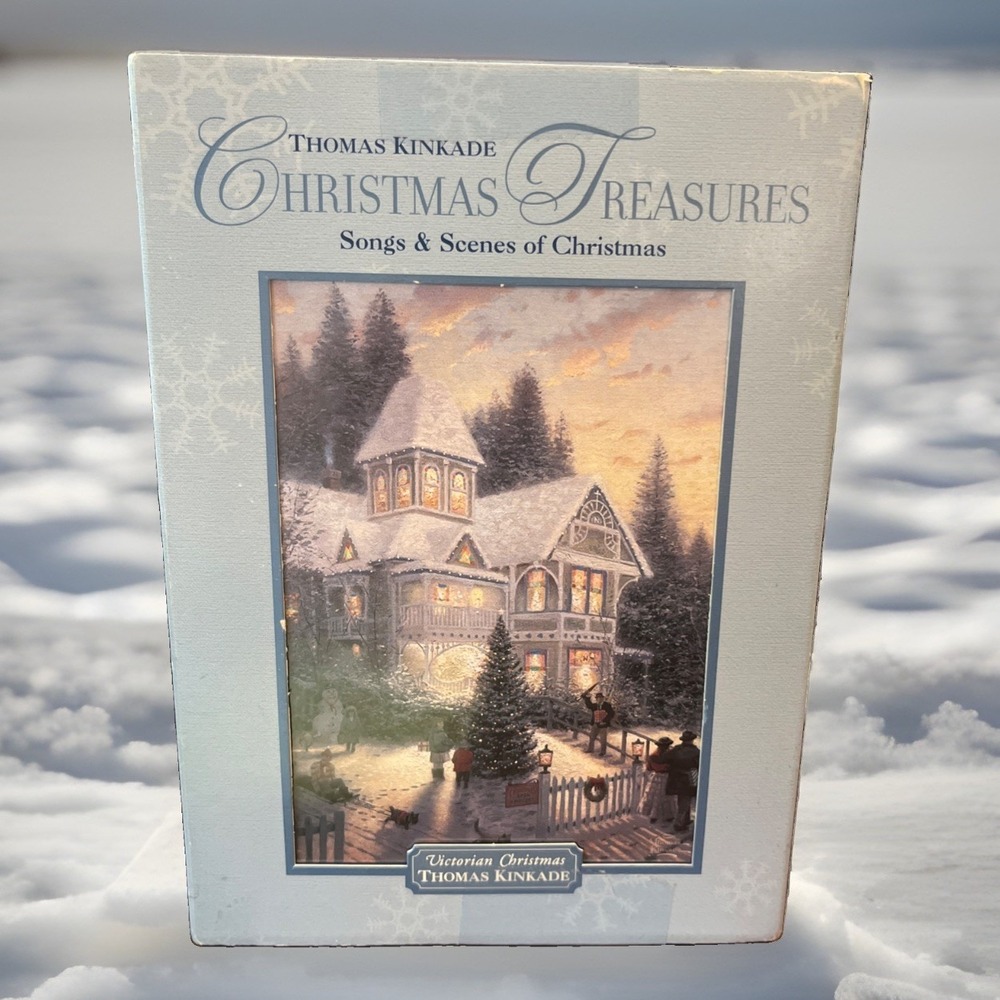 Thomas Kinkade Victorian Christmas Treasures DVD Holiday Art Songs & Scenes